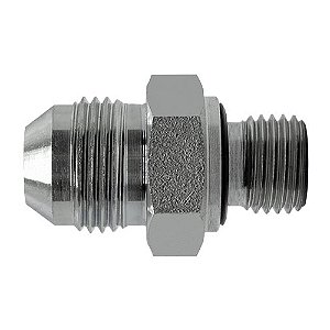 Adaptador macho UNF JIC 37 em Aço Inox 316
