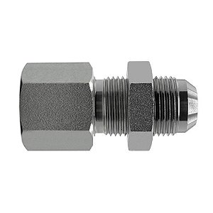 Adaptador Para Painel Fêmea NPT JIC 37 em Aço Inox 316