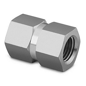 Luva NPT ou BSP em Aço Inox 316