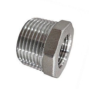 Bucha de Redução NPT em Aço Inox 316