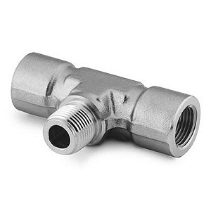 Te Macho Central NPT Em Aço Inox 316