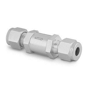 Válvula de Retenção Dupla Anilha OD em Aço Inox 316