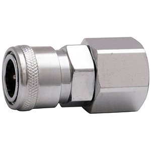 Engate Rápido Fêmea Com Esfera Niquelado