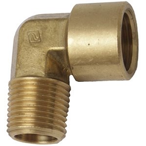 Cotovelo Macho Fêmea NPT Latão