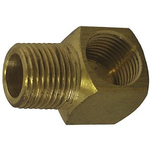 Cotovelo Curto Macho Fêmea NPT Latão