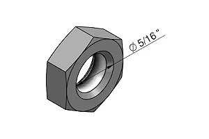 Contra Porca Para Painel ERMETO DIN 2353