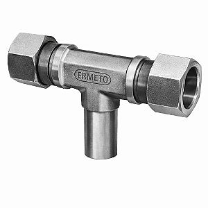 Te Vertical Ponta Lisa ERMETO DIN 2353