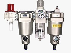 Filtro de Ar 4 Estágios com Eliminador de Umidade e Óleo Anest Iwata