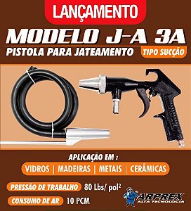 Pistola De Jateamento com Mangueira Ja 3a Arprex 