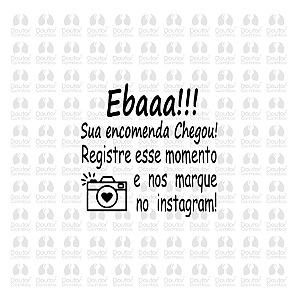 Eba sua Encomenda Chegou
