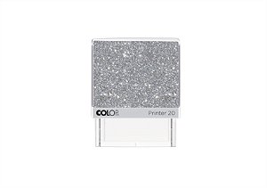 Carimbo Glitter Prata