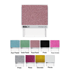 Carimbo Glitter Tamanho Padrão