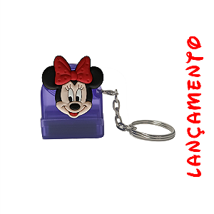 Carimbo pequeno chaveiro Minnie