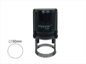 Carimbo Redondo 5 cm (50mm) Nykon