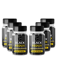 Kit 06 Black Redux 30 cápsulas