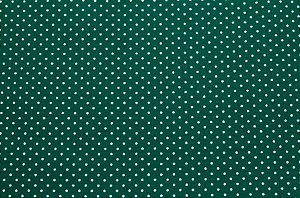 Tricoline Poá Branco fundo Verde ( 0,50 m x 1,40 m )