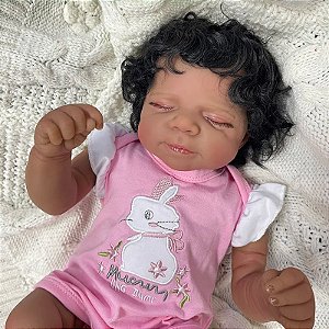 Bebê Reborn Morena Afro Renata