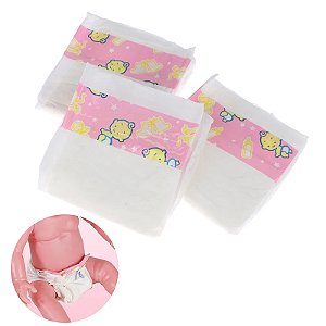 Kit 10 Fraldas Para Bebê Reborn