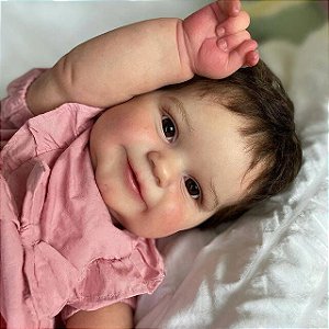 Boneca Bebe Reborn Realista de Silicone - Dondoquinha Reborn - Bebê Reborn