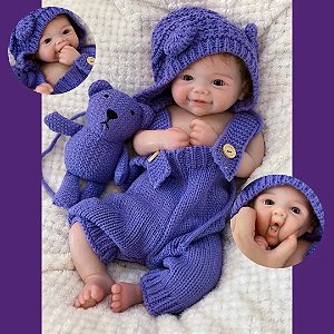 Bebe Reborn Silicone Solido Maria