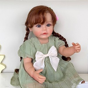 Bebê Reborn Boneca Baby Alive Silicone Realista Fio A Fio