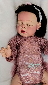 Bebê Reborn Corpo de Silicone Menina Deise