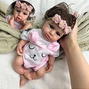Bebê Reborn De Silicone Solido Laise
