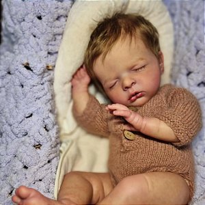 Bebê Reborn Recem Nascido Dormindo - Dondoquinha Reborn - Bebê Reborn