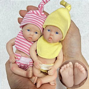 Bebe Reborn Gemeos Recem Nascidos - Dondoquinha Reborn - Bebê Reborn