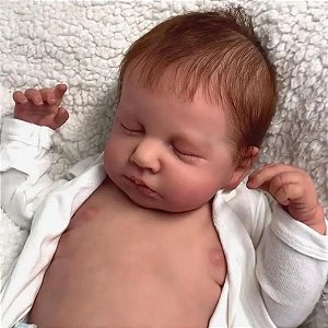 Bebê Reborn Menino JOÃO Corpo de Pano com Enxoval - Royal Valentina