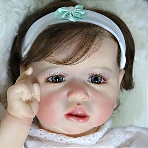 Boneca Bebê Reborn de Silicone Emily você Encontra aqui!