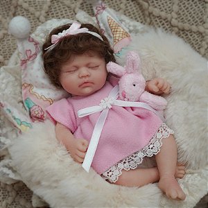 Bebê Reborn Silicone Solido Olivia