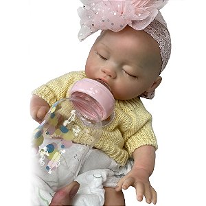 Bebê Reborn Realista Corpo de Silicone - Dondoquinha Reborn - Bebê