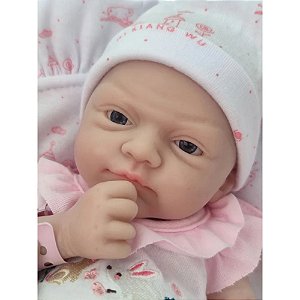 Bebê Reborn De Silicone Solido Rubi