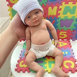 Bebê Reborn De Silicone Solido Menino Heitor