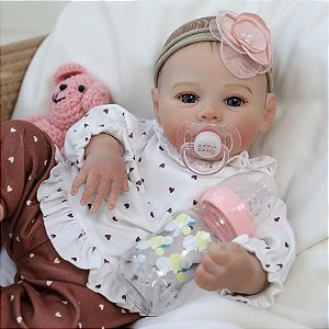 Bebê Reborn Recém-Nascida Menina Mari