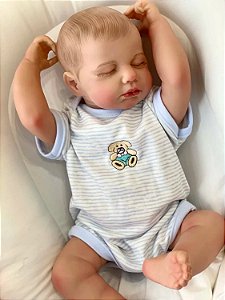 Bebê Reborn Silicone Macio Davi