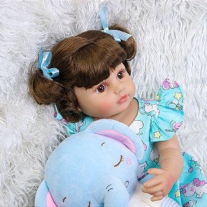 Boneca Bebê Reborn Ana Maria Silicone