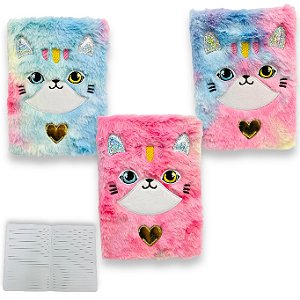 CADERNO PELUCIA GATO TOM TOM