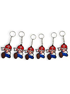 6 CHAVEIROS EMBORRACHADO MARIO