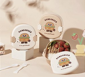 MARMITINHA MARROM FOOD COM TALHER