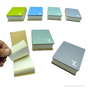 BLOCO CAPA DURA GIRAFINHA - 150 fls - UNIDADE CORES DIVERSAS