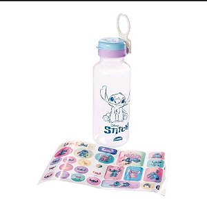 GARRAFA FUN COM ADESIVOS STITCH - 600 ml