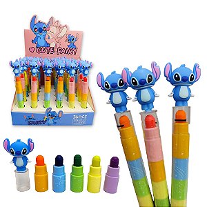 MARCA TEXTO EM GEL STITCH - 5 CORES - UNIDADE