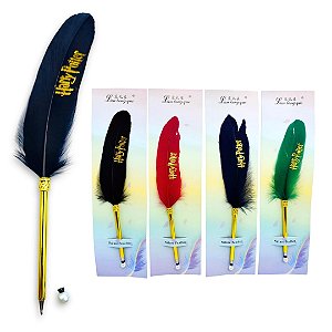 CANETA PENA HARRY POTTER - CORES DIVERSAS