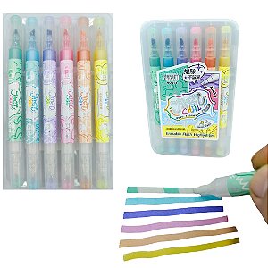 MARCA TEXTO APAGAVEL COM GLITTER - UN