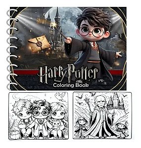 LIVRO DE COLORIR - CAPA DURA HARRY POTTER
