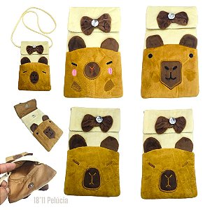 BOLSINHA PORTA CELULAR CAPIVARA - UNIDADE