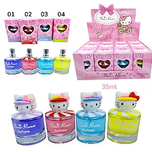 PERFUME FRASCO VIDRO HELLO KITTY