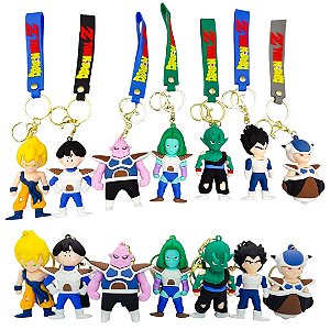 CHAVEIRO DRAGON BALL LUXO ( DUZIA) PERSONAGENS DIVERSOS